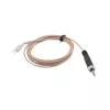 Microfone Sennheiser HSP 4-ew-3 condensador cardioide com fios 3,5 mm bege, cabo de 1,6 m, 40–20000 Hz