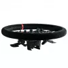 Aro de volante Asetek SimSports, rebaixado, 340 mm - preto, pele veludo