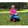 Veículo deslizante Milly Mally Ride-on Monster Navy — veículo deslizante com assento para criança, altura de assento baixa