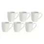 Conjunto de 6 canecas LA PORCELLANA BIANCA U10077009U00-Z 110 ml porcelana