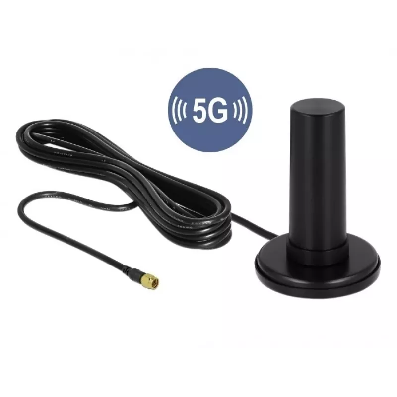 DeLOCK 12590 Antena de rede Omni-antena SMA 3 dBi