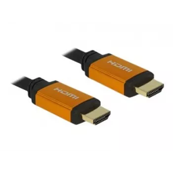 Cabo HDMI DeLOCK 85728 1,5 m Type-A preto dourado