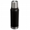 Garrafa térmica STANLEY Legendary Classic 0,94 L, preta, parede dupla com isolamento a vácuo