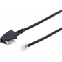 Cabo de telefone ShiverPeaks 70155 com ficha TAE-N para ligações telefónicas