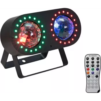 Luz de efeito LED EUROLITE DMF-3 Hybrid Flower Effect 3-in-1 — efeito LED para palco/festa
