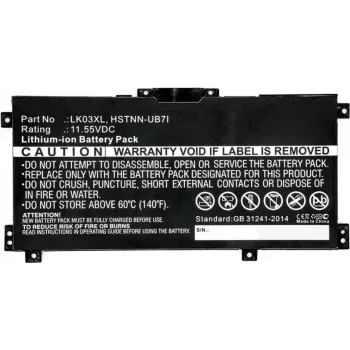 Bateria HP L08855-856 52 Wh 4,55 Ah Li-Ion para dispositivos portáteis