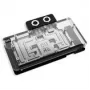Bloco de refrigeração líquida Alphacool Core RX 9070 XT Swift+ transparente cromado para GPU
