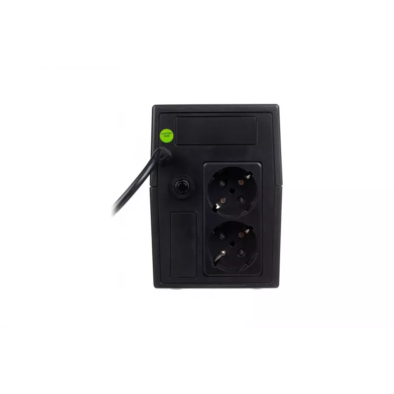Fonte de alimentação ininterrupta DIGITUS Line-Interactive DN-170064-B 800 VA (480 W), AVR, LCD, torre, 2 saídas AC, tipo F