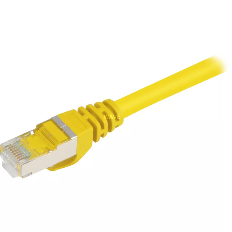 Cabo de rede Sharkoon RJ-45 Cat6 3 m amarelo