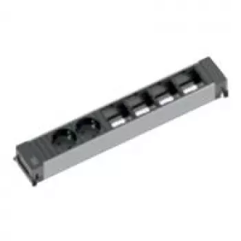 Extensão elétrica Bachmann 916.025 0,1 m 2 tomadas AC preto