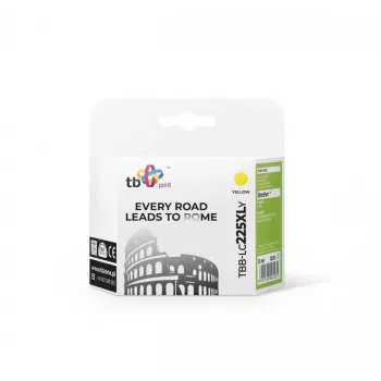 Cartucho de tinta TB compatível com Brother LC225XL amarelo novo