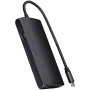 Adaptador multiporta Satechi USB-C ST-P8KED — 6 portas, suporta resolução 8K