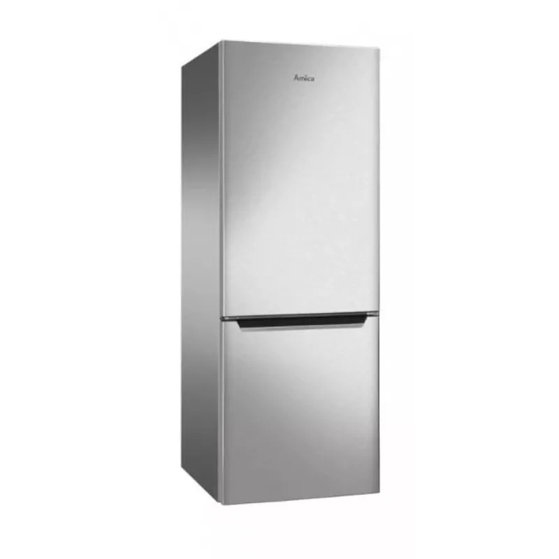 Amica FK244.4X(E) frigorífico combinado de instalação livre, congelador em baixo, frigorífico de 153 l, congelador de 52 l, FrostControl, classe energética E