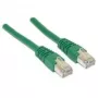 Wentronic Goobay cabo de rede CAT 5e, SF/UTP, verde, 0,5 m - mistura de cobre CCA (68042)