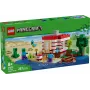 LEGO Minecraft conjunto 21275 casa na selva TNT brinquedo de construção, 287 peças, 2 minifiguras, a partir de 8 anos