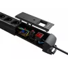 Extensão elétrica Lanberg SP1-05F-0300-BK 3 m 5 tomadas AC interior preto