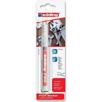 Marcador Edding 750 branco