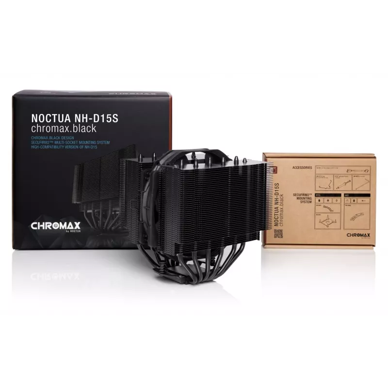 Noctua NH-D15S chromax.Preto Arrefecedor de processador 14 cm 1 unidade