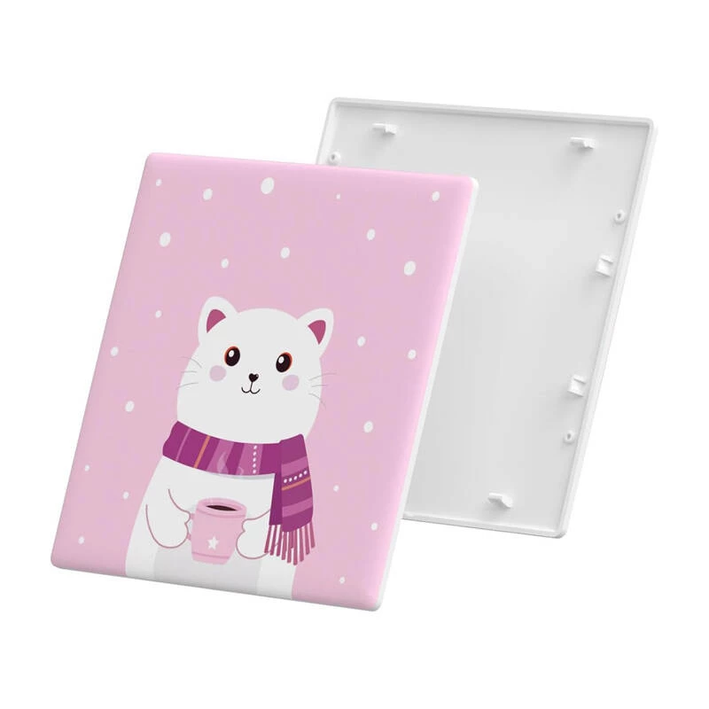 Cobertura decorativa Sonoff T5-1C-86-cartoon para interruptor tátil — moldura simples 86x86 mm painel