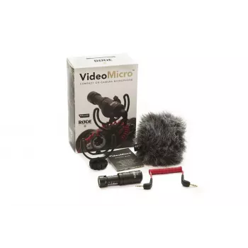 RØDE VideoMicro Microfone de câmara digital preto