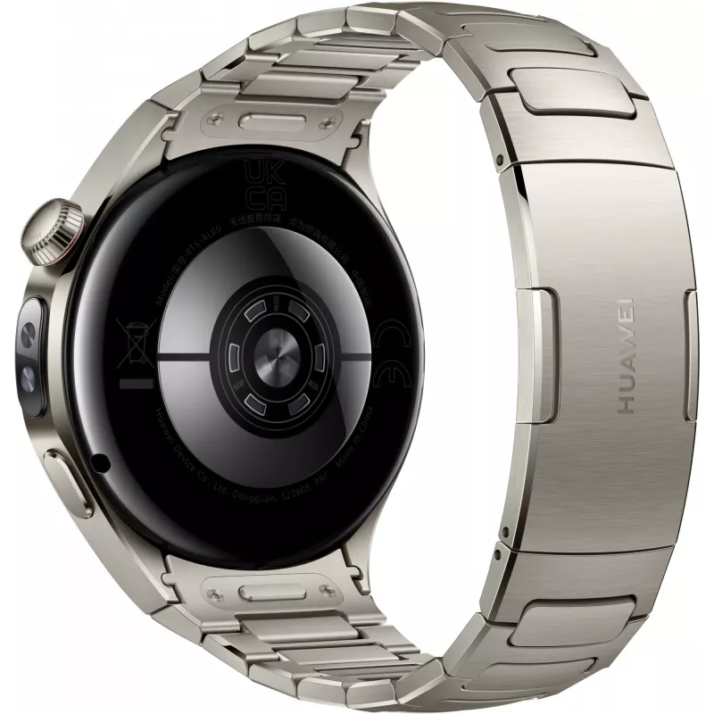 Smartwatch HUAWEI WATCH 5, 1,5 polegadas AMOLED, 466×466, 46 mm caixa de titânio, Wi‑Fi, GPS, prateado