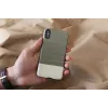 Capa para smartphone man and wood para iPhone X/XS — preto, parte traseira rígida protetora