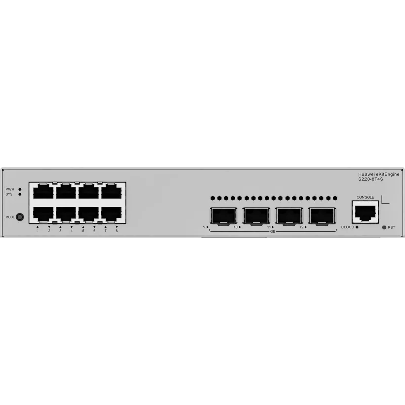 Huawei S220-8T4S Switch Gigabit, 4x SFP 8x LAN, 4x SFP