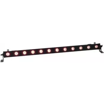 Luz de efeitos LED EUROLITE BAR-12 com 12 LEDs, corpo de iluminação de palco/festa