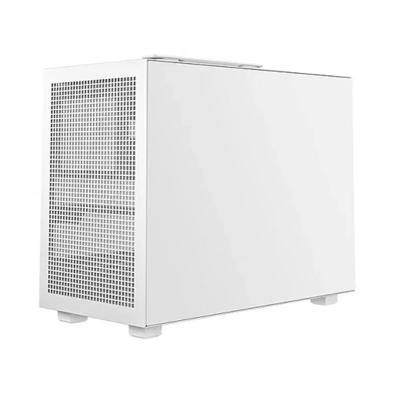 Caixa de computador DeepCool CH160 PLUS WH Small Form Factor branca, microATX, vidro temperado, USB-C