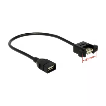 Cabo USB DeLOCK 0,25 m 2xUSB2.0-A