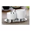 Conjunto de açúcar e leite Esmeyer Adam 302-024, serviço de porcelana de 5 peças