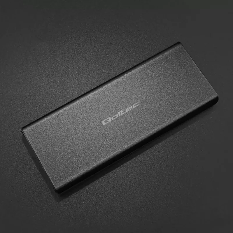 Caixa para SSD M.2 SATA QOLTEC 51854 USB 3.0 sem ferramentas