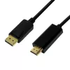 Adaptador de cabo de vídeo LogiLink CV0126 1 M DisplayPort HDMI Type-A (Stand