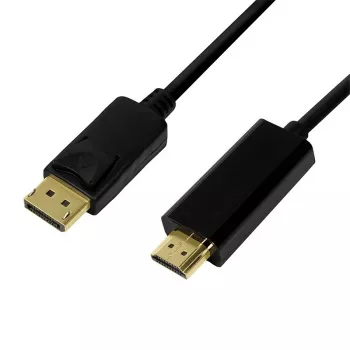 Adaptador de cabo de vídeo LogiLink CV0126 1 M DisplayPort HDMI Type-A (Stand