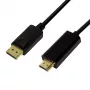 Adaptador de cabo de vídeo LogiLink CV0126 1 M DisplayPort HDMI Type-A (Stand