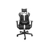 Cadeira de gaming universal FURY Avenger XL com assento acolchoado preto e branco