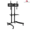 Maclean MC-739 carrinho profissional para TV com rodas, 32-65 polegadas (165,1 cm), máx. 40 kg, VESA até 400x600, preto