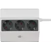 Brennenstuhl 1150070, 3 m, 3 saídas AC, interior, IP20, antracite, branco, 16 A