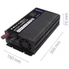 Carregador de baterias inteligente Qoltec Smart Monolith para baterias LiFePO4 AGM GEL SLA | 20A | 24V