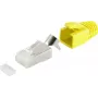 Conector de cabo RJ-45 S/CONN 72067-10Y branco amarelo
