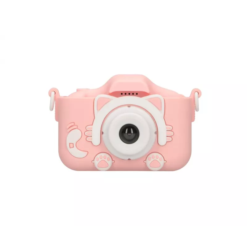 Câmara digital para crianças Extralink H27 SINGLE PINK rosa branca 3 anos