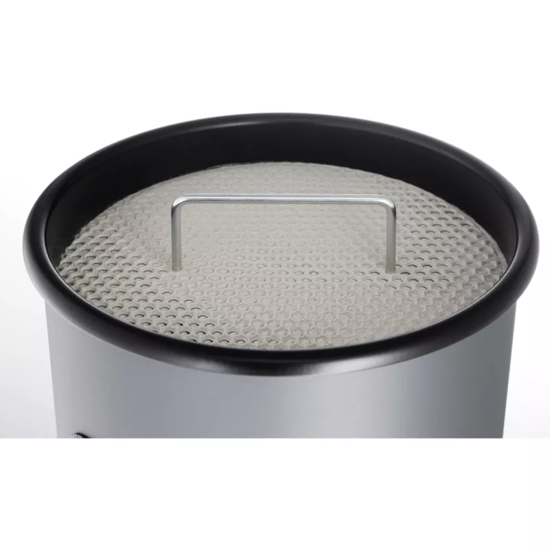 Balde de lixo Durable 333023 17 L redondo metal prateado