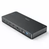 Docking station UNITEK D1103A01 USB4 com fio preto 100W Power Delivery
