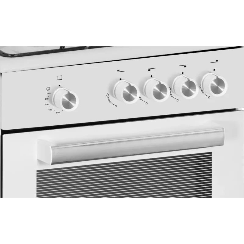 Fogão Simfer 4401SGRBB tipo de placa gás tipo de forno gás branco largura 50 cm 49 L profundidade 55 cm