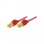 Tecline 70707R cabo de rede Ethernet vermelho