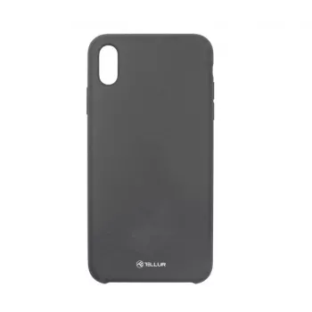 Capa para telemóvel Tellur Liquid Silicone para iPhone XS Max — preta