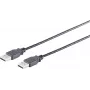 Cabo USB S/CONN 13-22045 USB 2.0 3 m preto