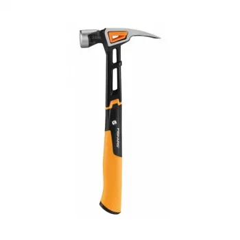 Fiskars 1020214 Martelo martelo de unhas preto, metálico, laranja
