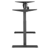 Secretária elétrica de altura ajustável Ergo Office, Cinzento, Altura máx. 123 cm, 80 kg - sem tampo, para trabalho de pé e sentado, ER-433