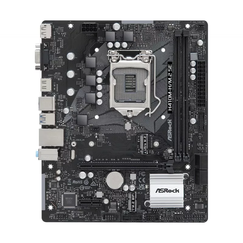 Motherboard ASRock H410M-H/M.2 SE Intel H410 LGA 1200 micro ATX